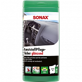 Салфетки SONAX для очистки пластика в тубе 